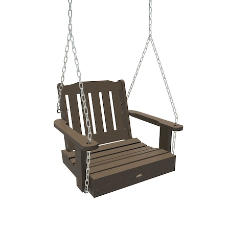 Highwood Usa Lehigh Single Seat Swing Outdoor Furniture for Patio, Backyard, Garden AD-PORL3-ACE